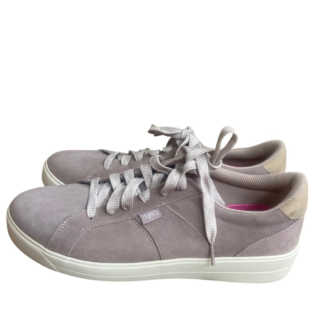 Ryka Viv Classic Mauve Suede Low Top Fashion Sneakers Womens 12W Lavender‎